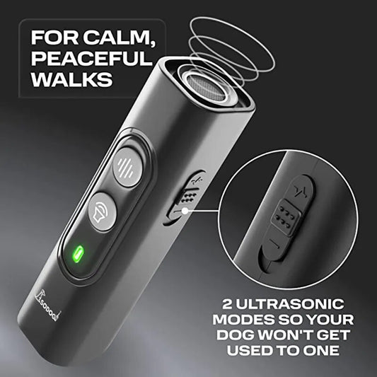 ABQP Ultrasonic Pet Dog Repeller Anti Barking Stop Bark Training Devic